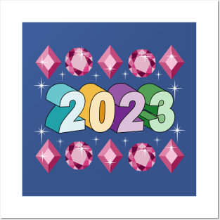 Happy New Year 2023 - Gems Art Posters and Art